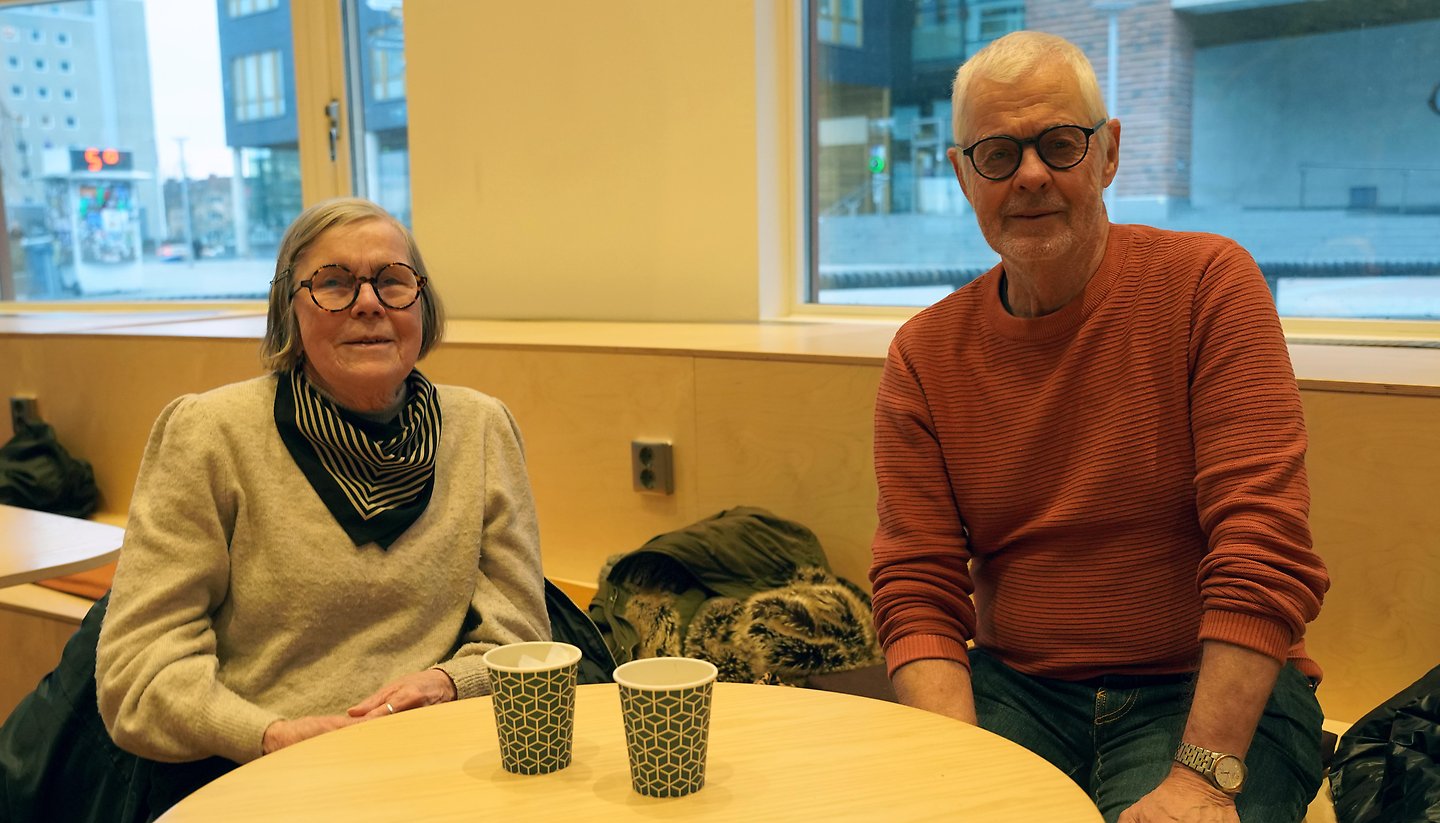 Zinita och Lars-Erik Carlsson är positiva till projektet.