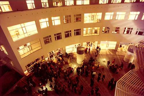 Evening festivities for the inauguration of the university campus area in 1997