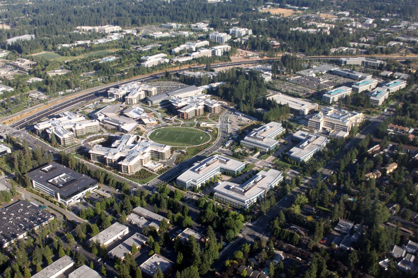 Microsoft Redmond campus.
