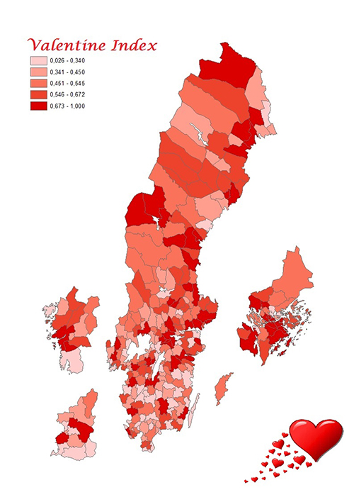 Var i Sverige finns det störst potential att hitta en partner