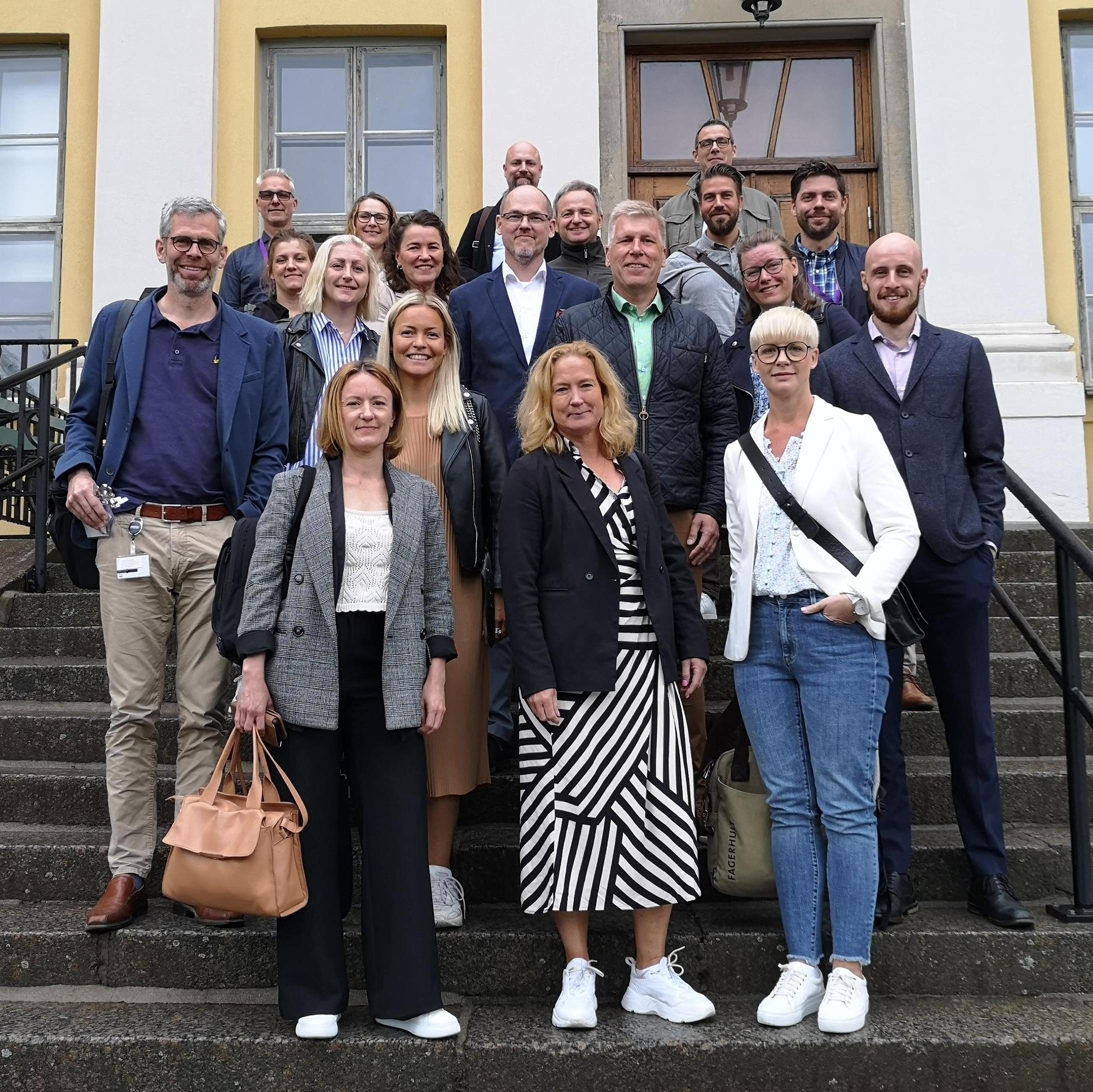 PrepAIr gruppbild, med forskare och representanter för företagen.