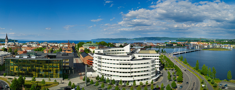 överblick på stora hus