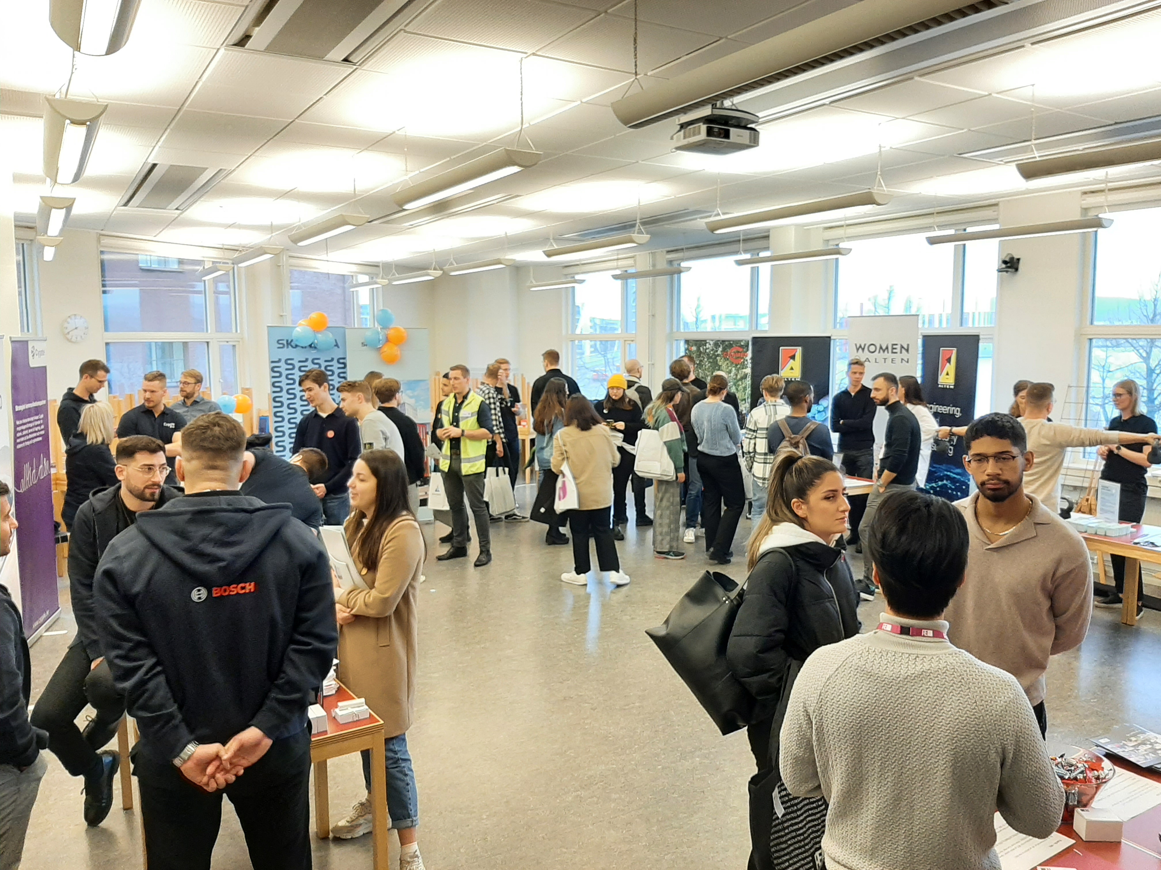 Participants during the career day Karriärum.