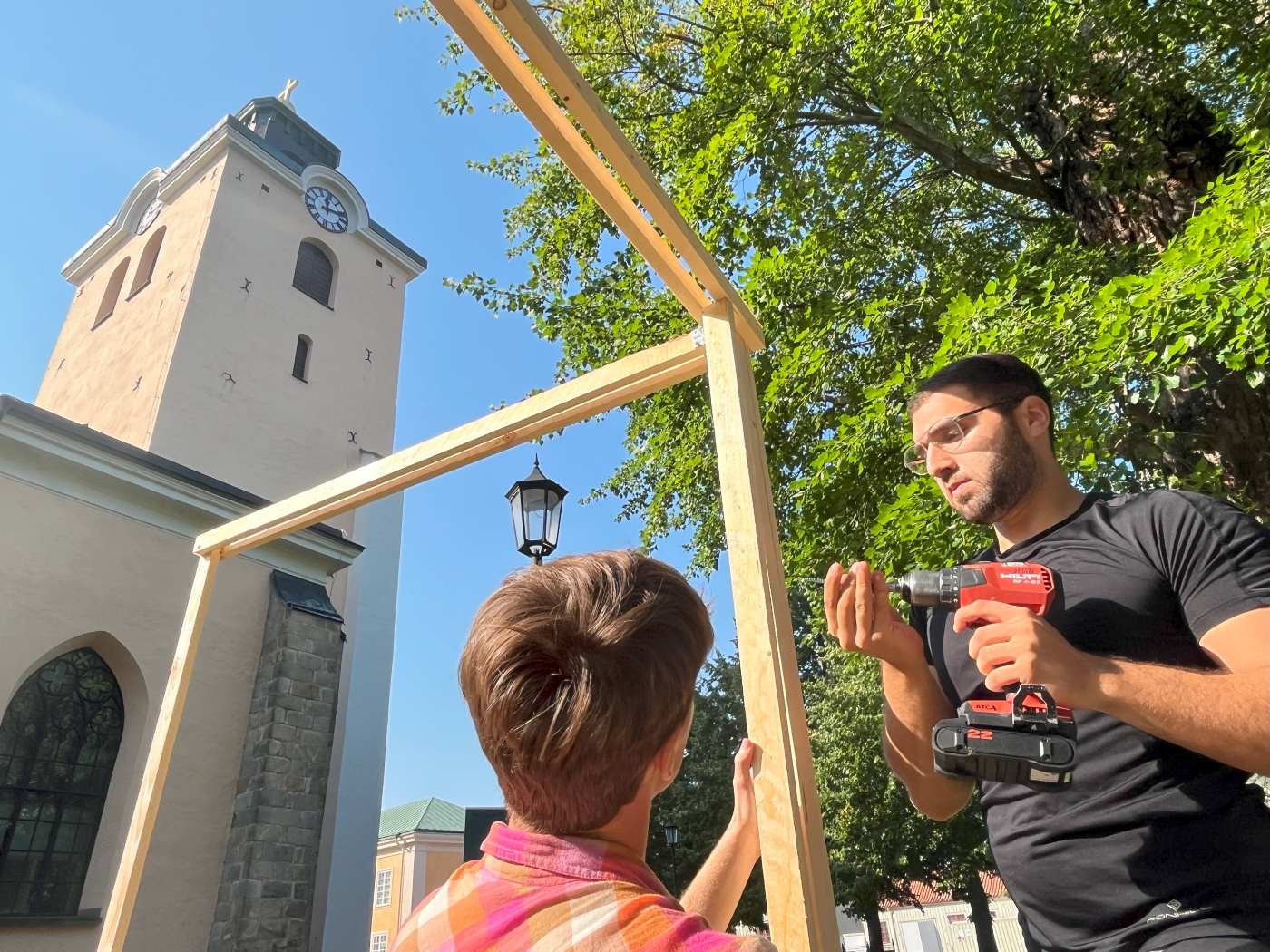 JTH students at Kristine Church in Jönköping.