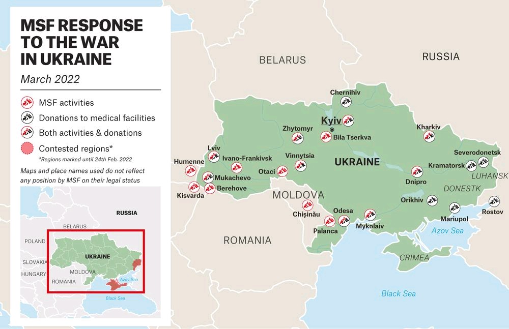 Médecins Sans Frontière in Ukraine.