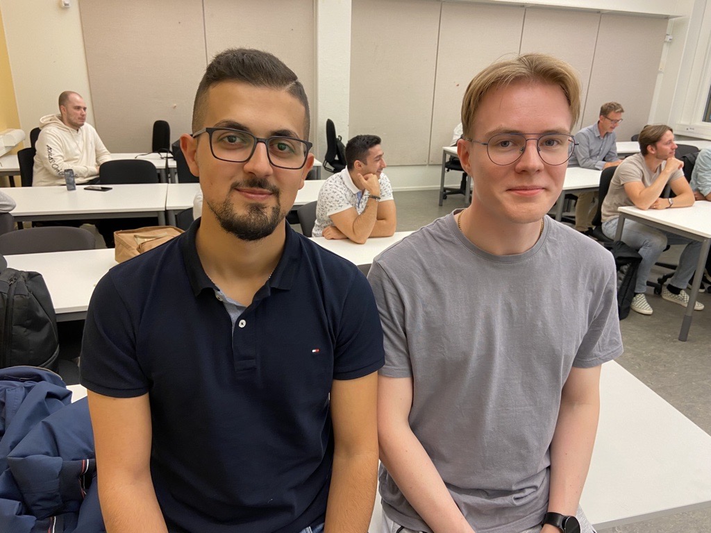 Hassan Ammoury and Adam Larsson are looking forward to starting work in the solar car team and see it as a good experience.