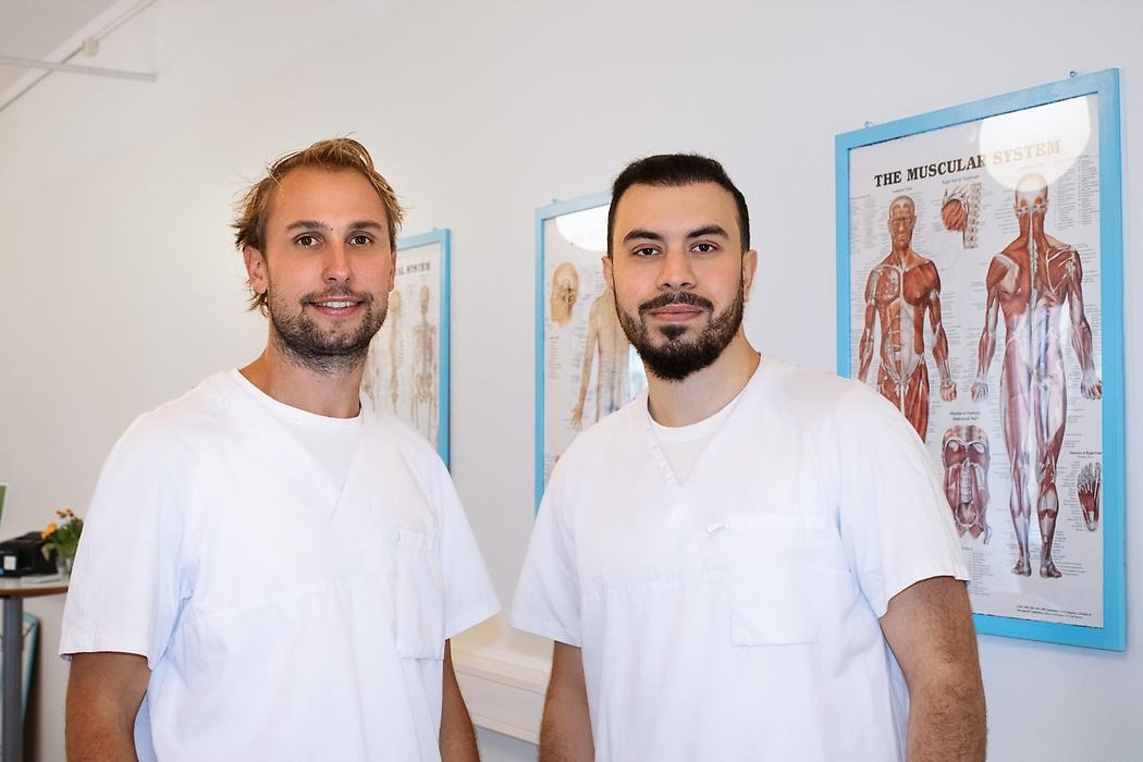Pontus Lindblad och Faisal Jalal är utbildade ortopedingenjörer.