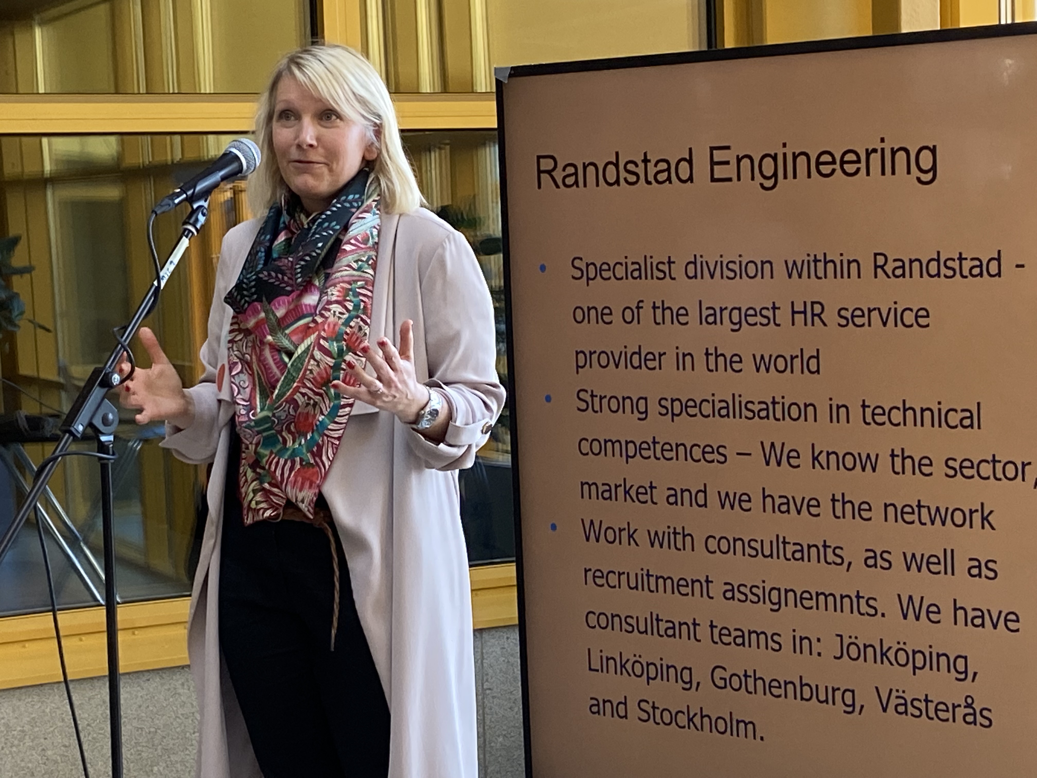 Maria Lönn, business area manager at Randstad Engineering.