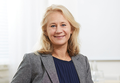 Porträttbild på rektor Agneta Marell