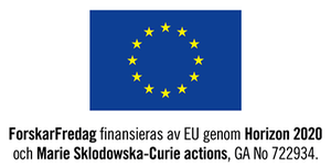 ForskarFredag finansieras av EU genom Horizon 2020 och Marie Sklodowska-Curie actions, GA No 722934