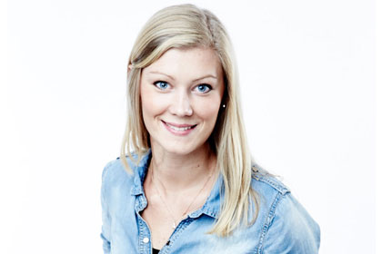 Porträttfoto, Rebecka, student