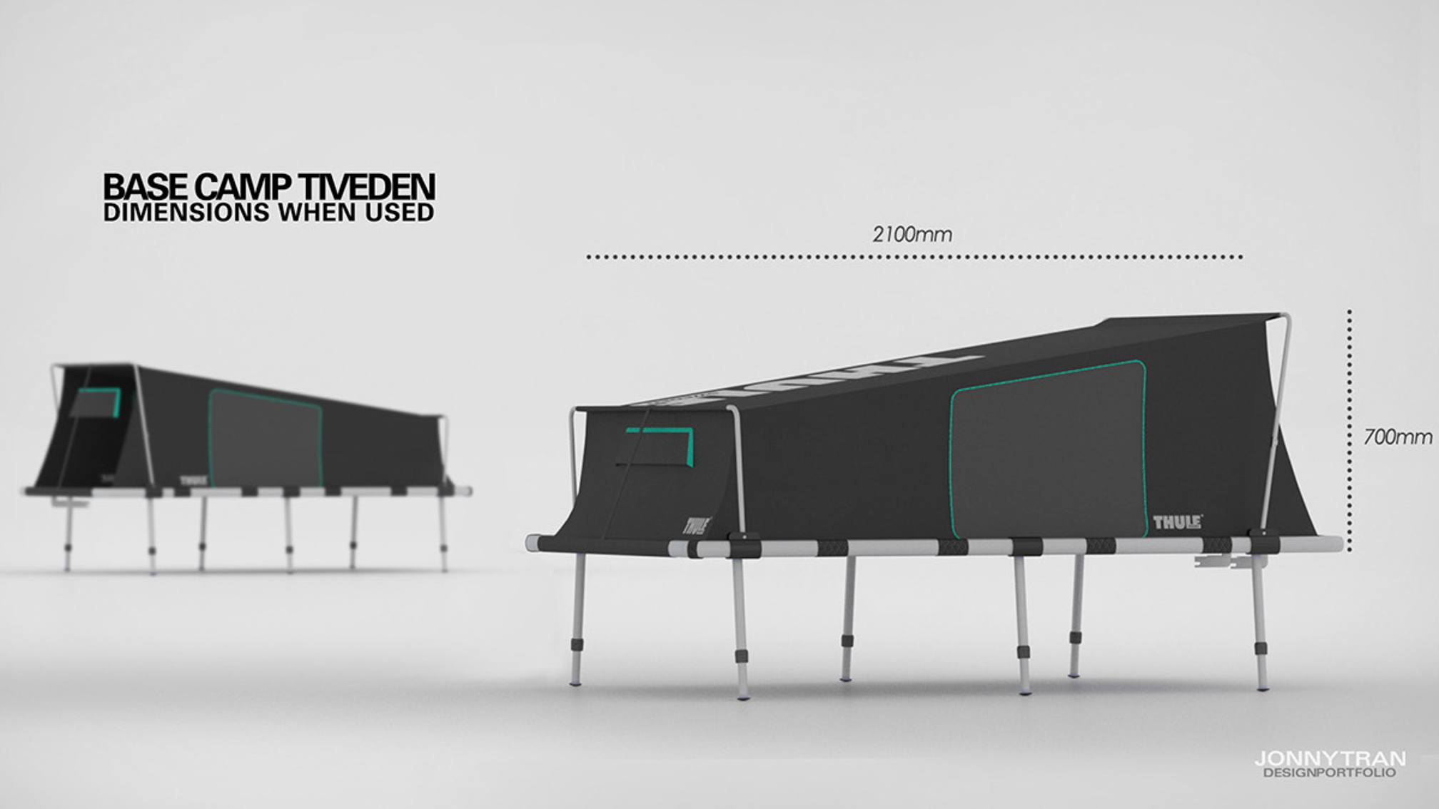 Design prototype of the instant camping box