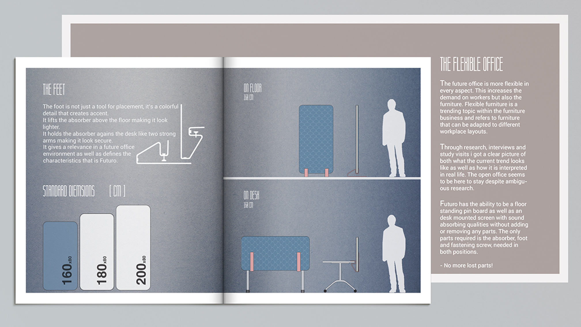 Illustration showcasing different sized of the air purifier compared to a human