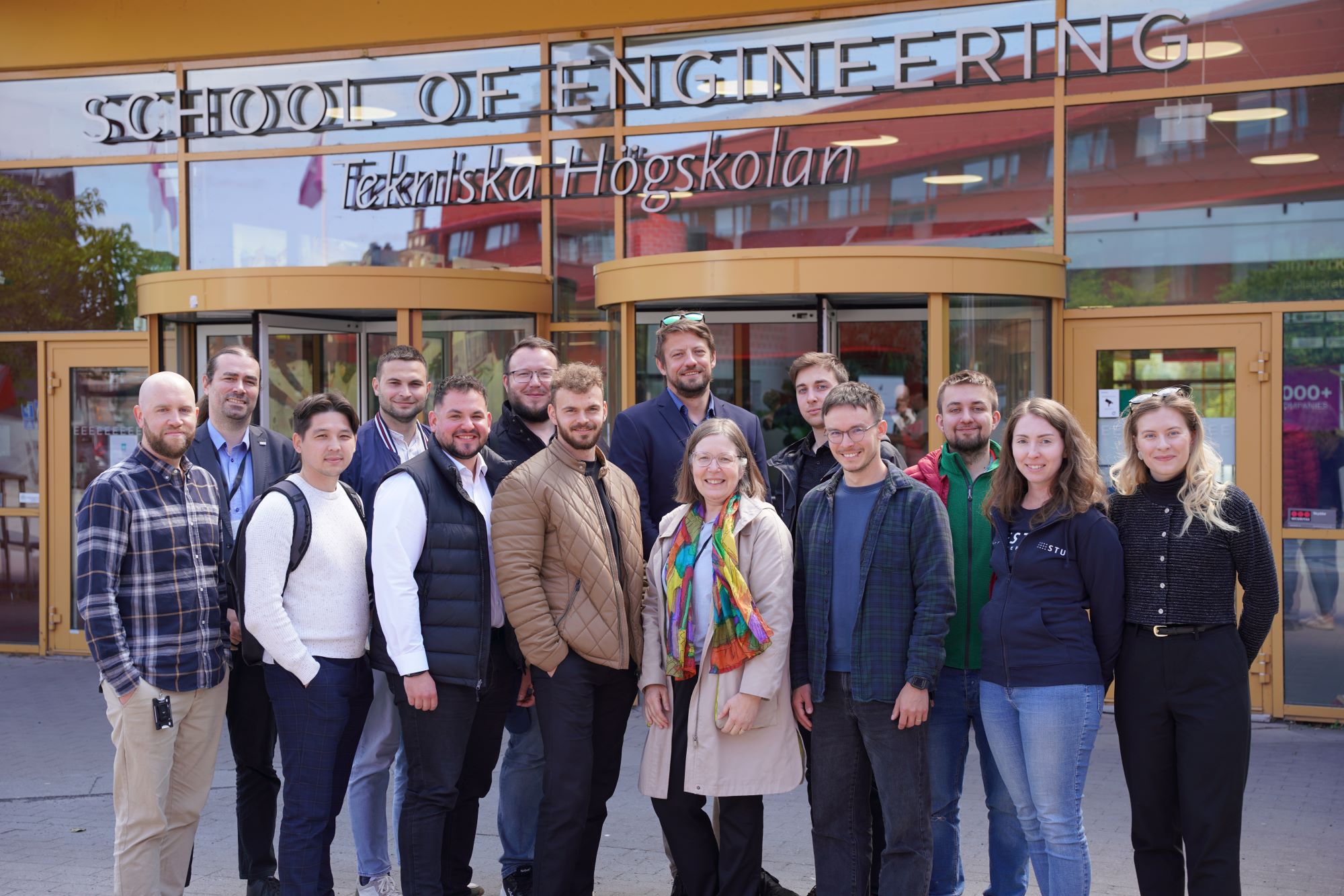 The EULiST-university Slovak Technical University in Bratislava (STU) are visiting the School of Engineering (JTH).