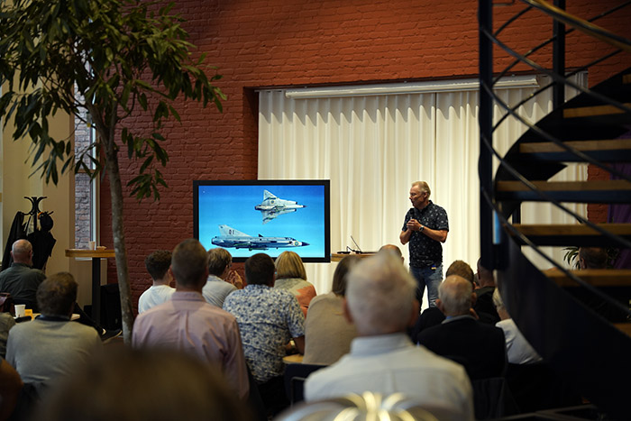 Anders Dybelius lecture during JU LIVE