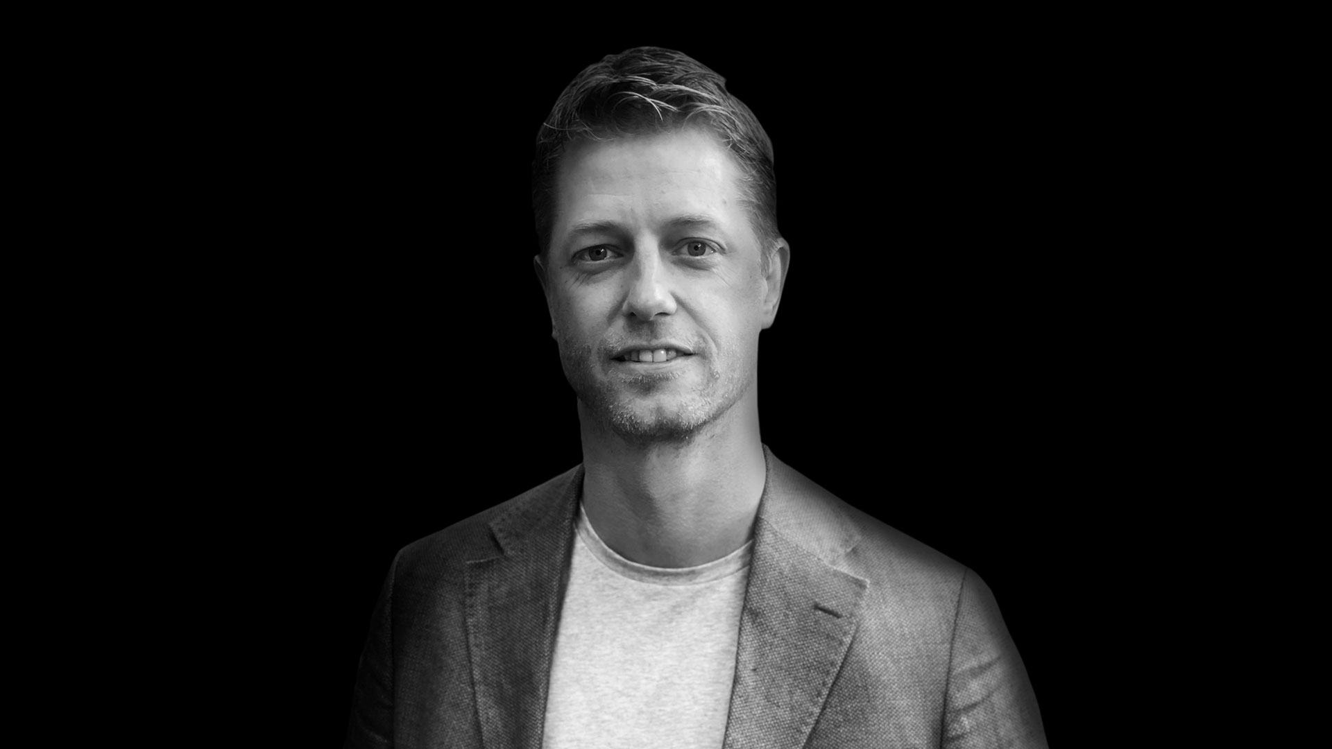 Porträttfoto av man