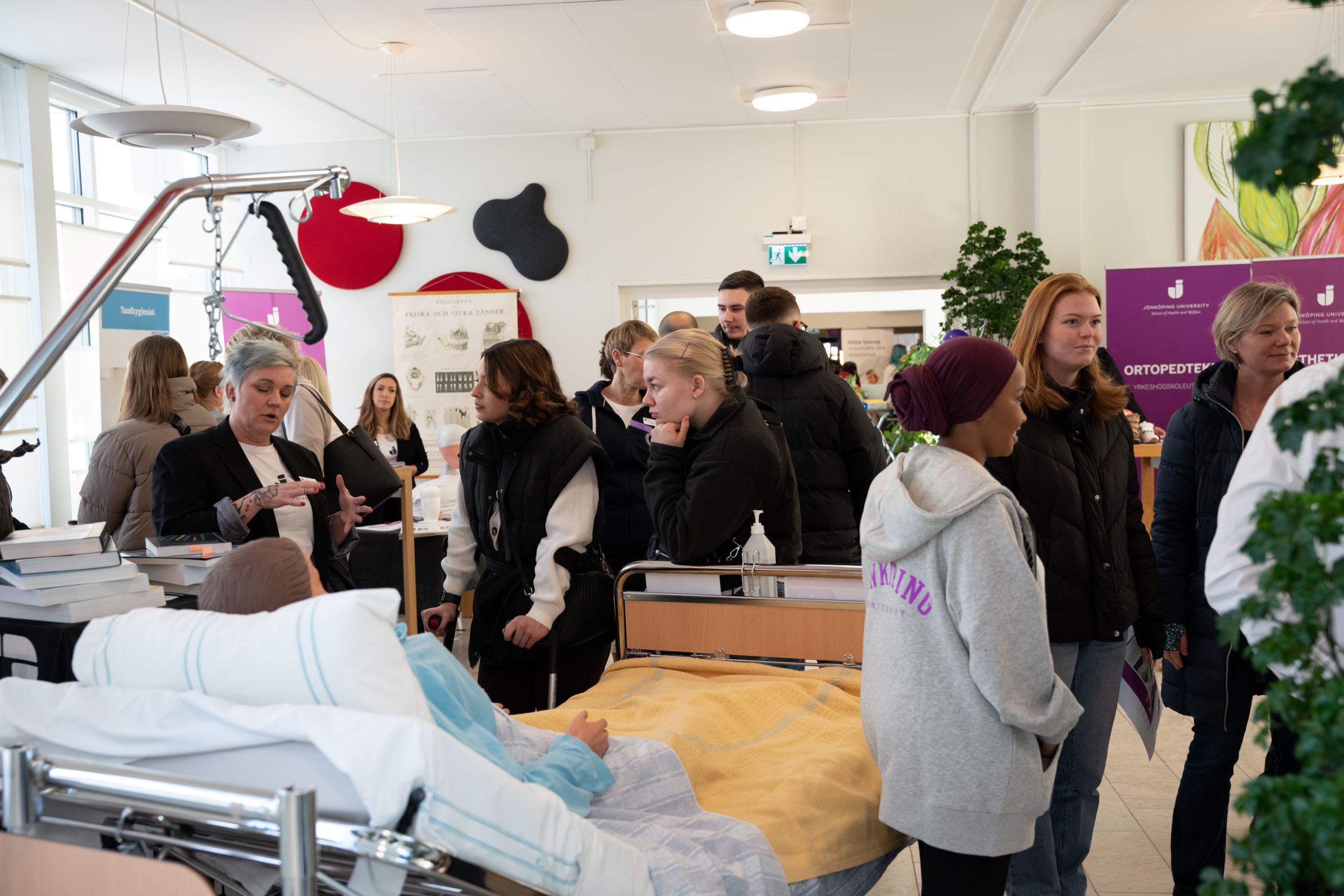 The School of Health and Welfare during the Open house.