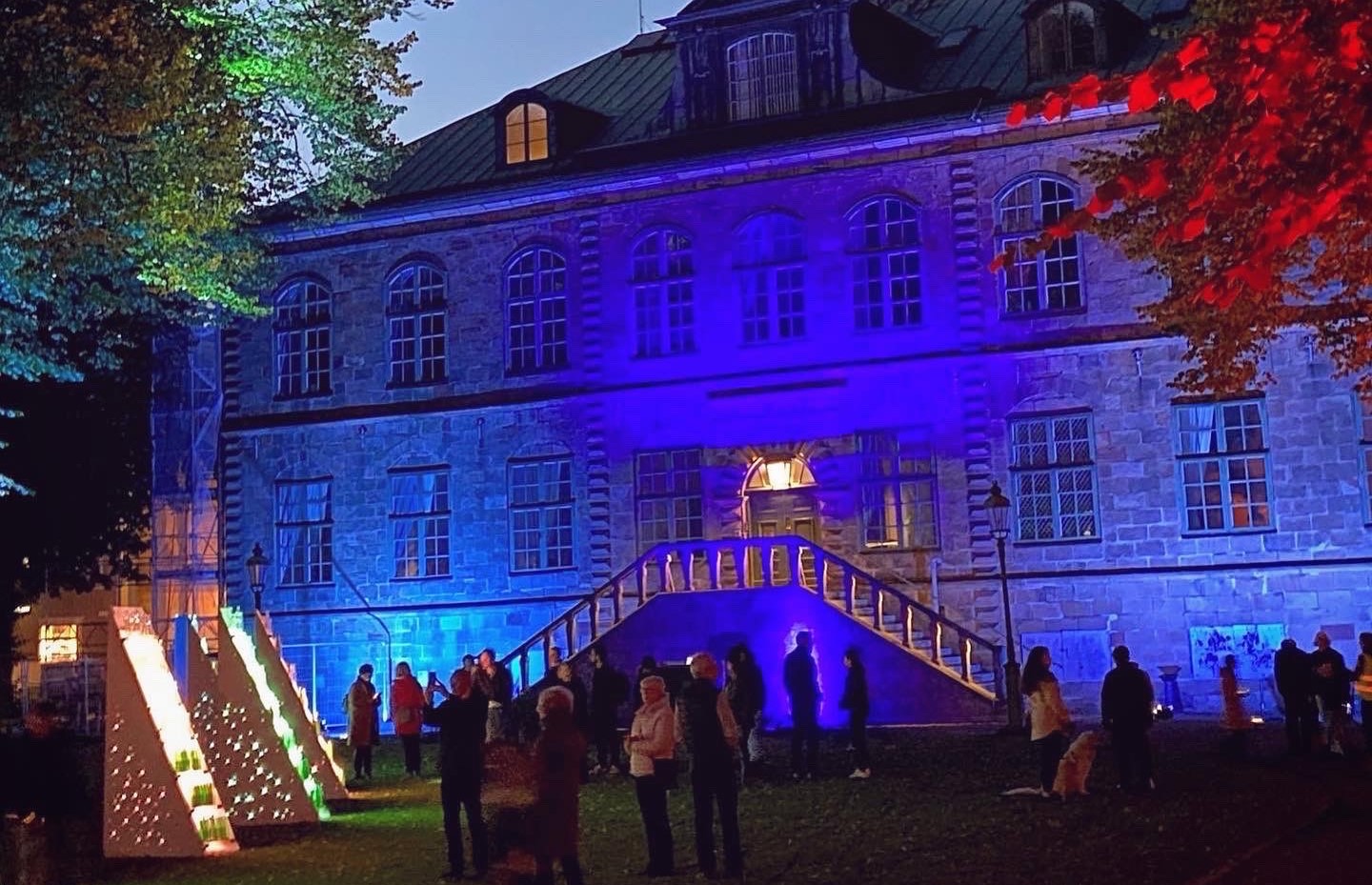 The event September lights in Hovrättsparken in Jönköping.