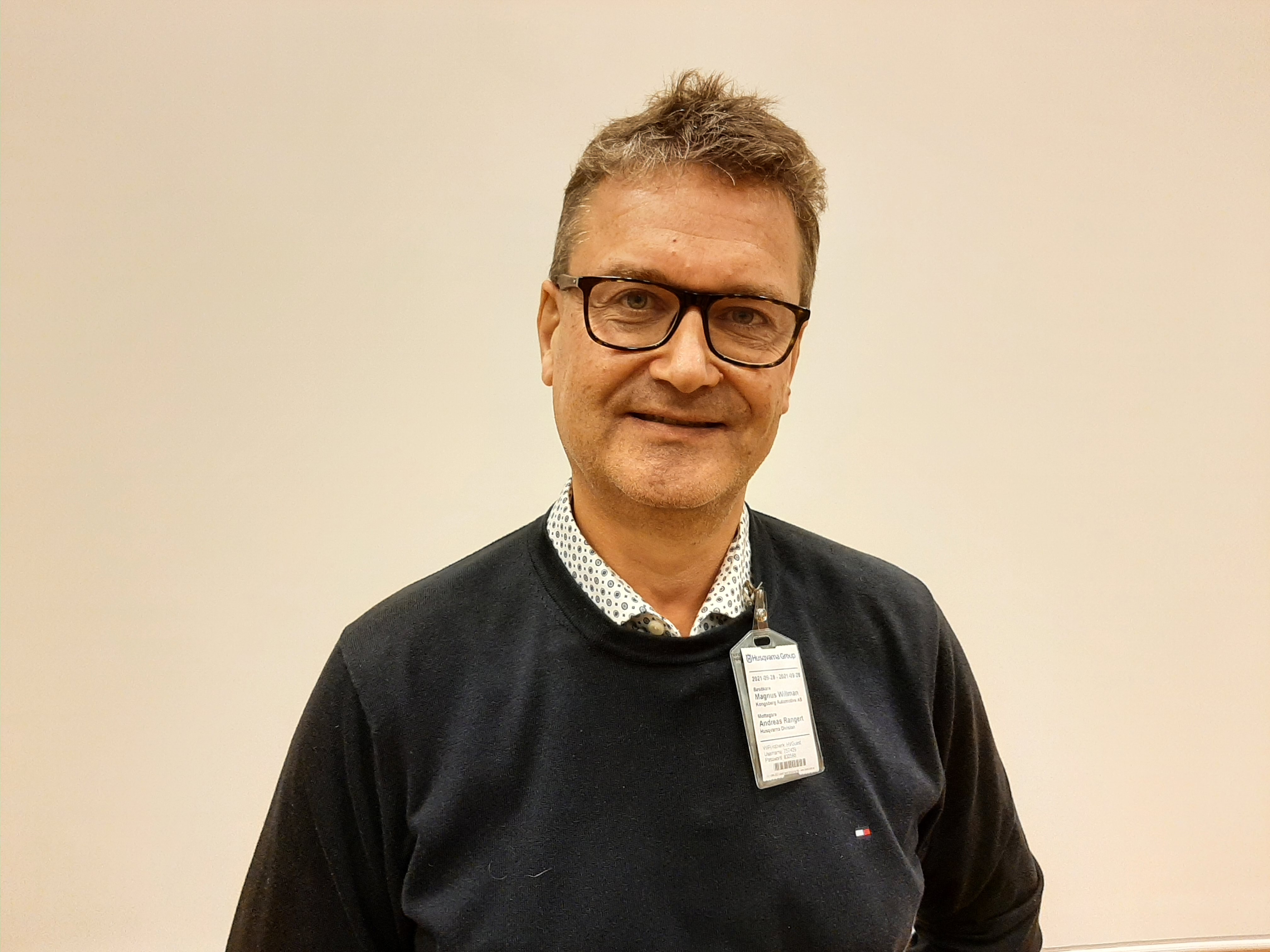 Magnus Willman, Plant Manager at Kongsberg Automotive.