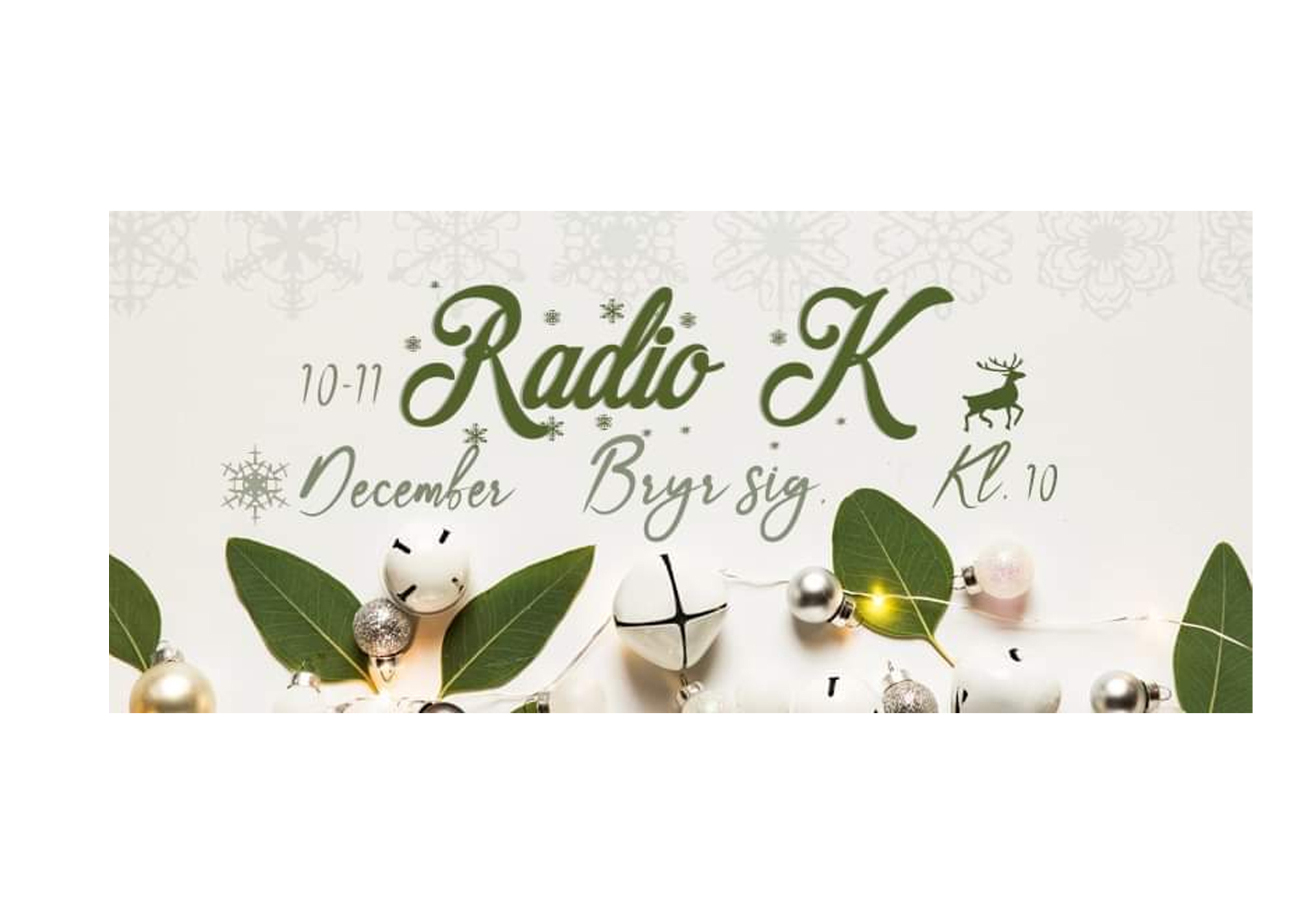 Logotyp för Radio K:s event Radio K bryr sig