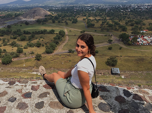 Christine, student, i Mexico 
