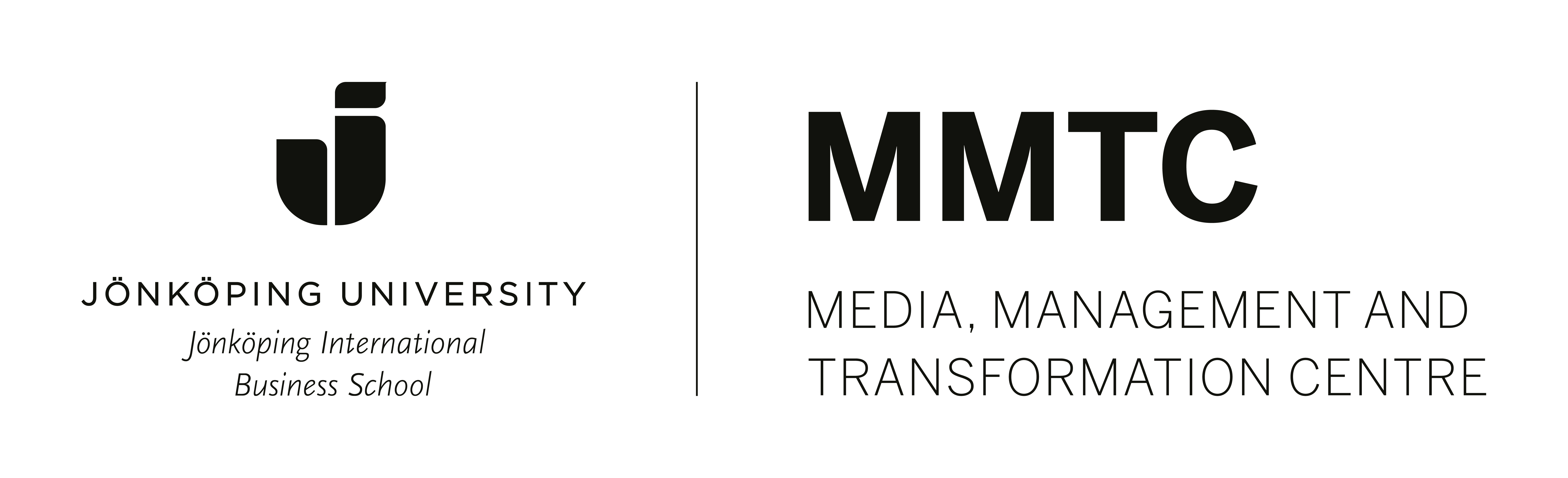 Logotyper Media, Management and Transformation Center (MMTC), Jönköping International Business School, Jönköping University, Sweden.