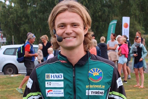 En av fjolårets hållbarhetstalanger Melker Larsson.