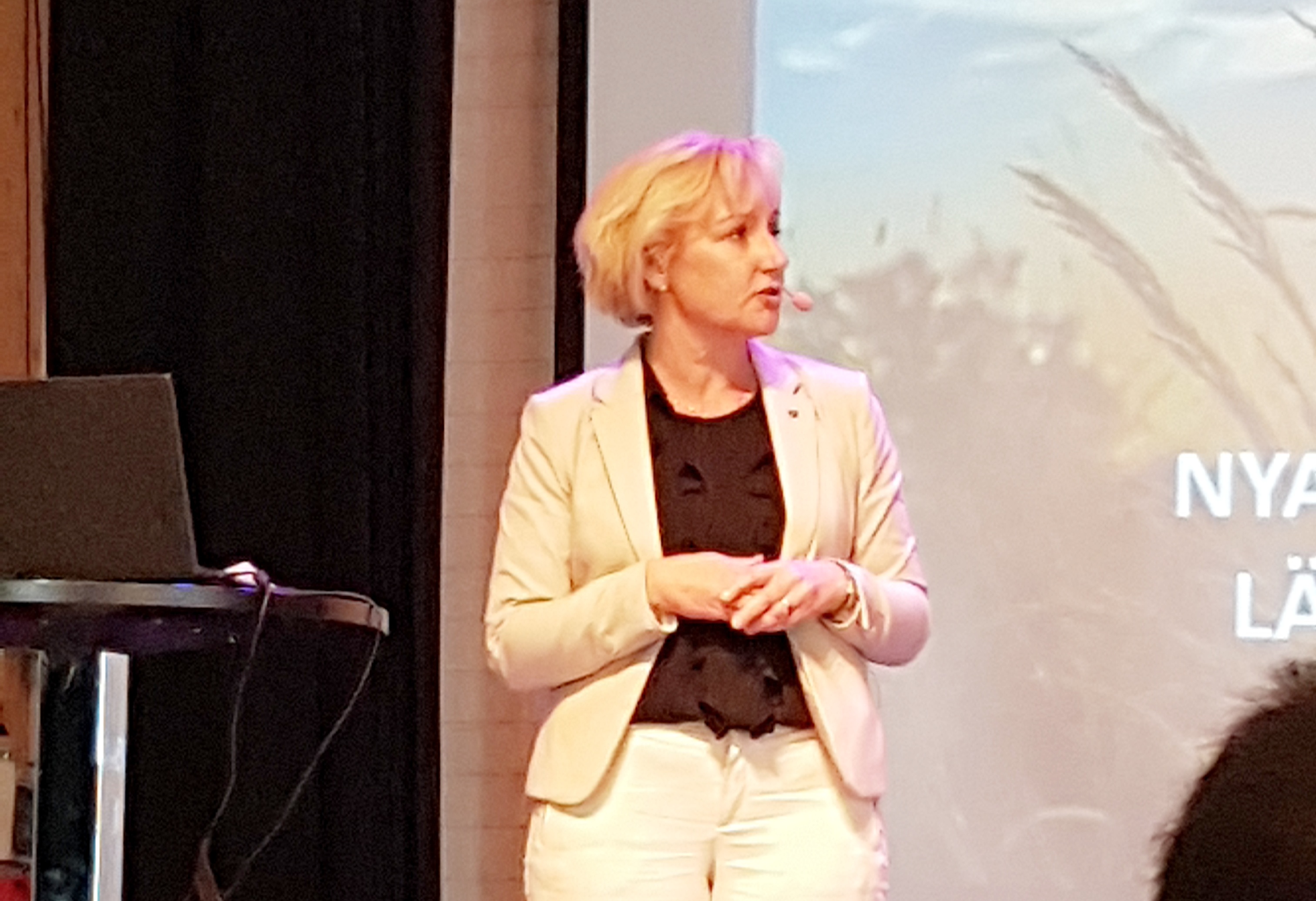 Helene Hellmark Knutsson, minister för högre utbildning och forskning. 