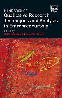 Framsida på boken Handbook of Qualitative Research Techniques and Analysis in Entrepreneurship