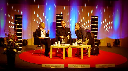 Sverker Sörlin och Anders Ekström diskuterar sin nya bok med Karin Johannisson.