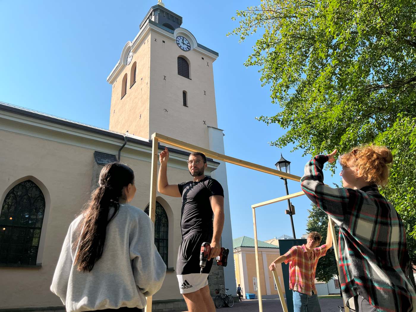 JTH students at Kristine church, Jönköping.