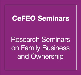 cefeo seminars, research seminars on family business and ownership