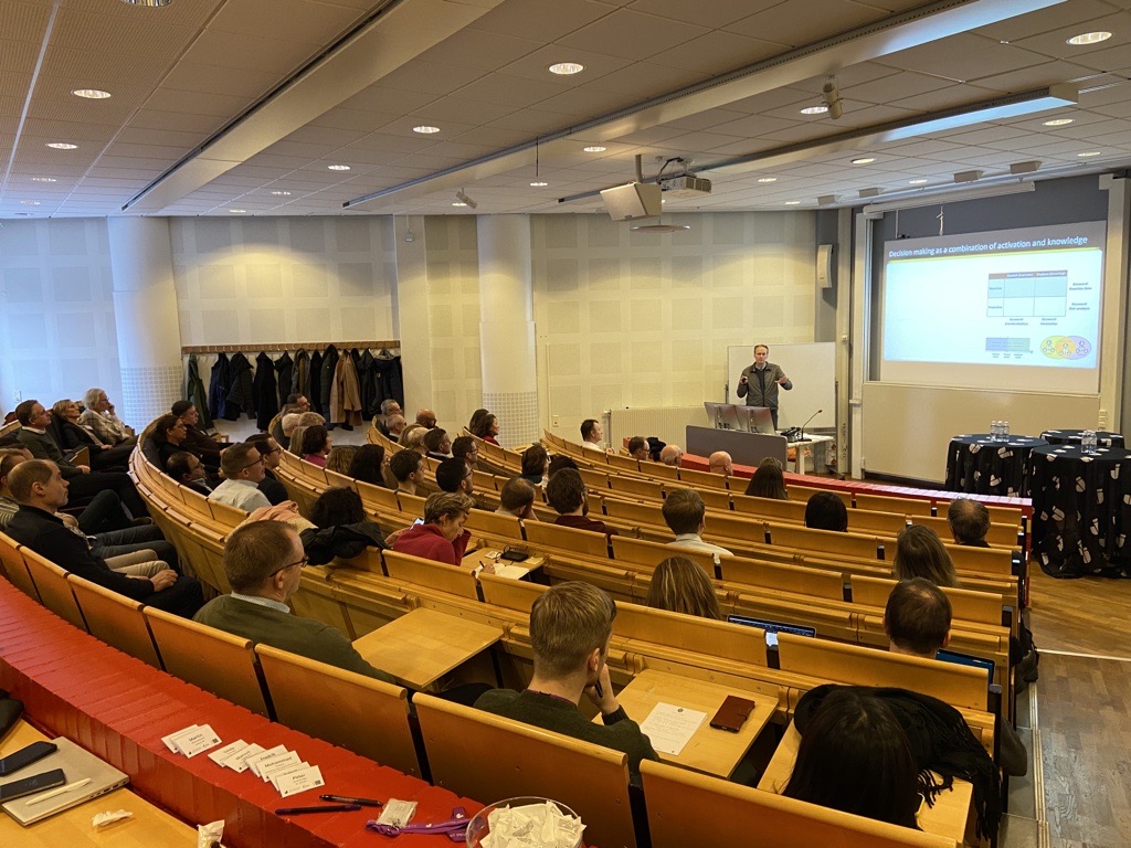 AI-möte på Tekniska Högskolan vid Jönköping University.