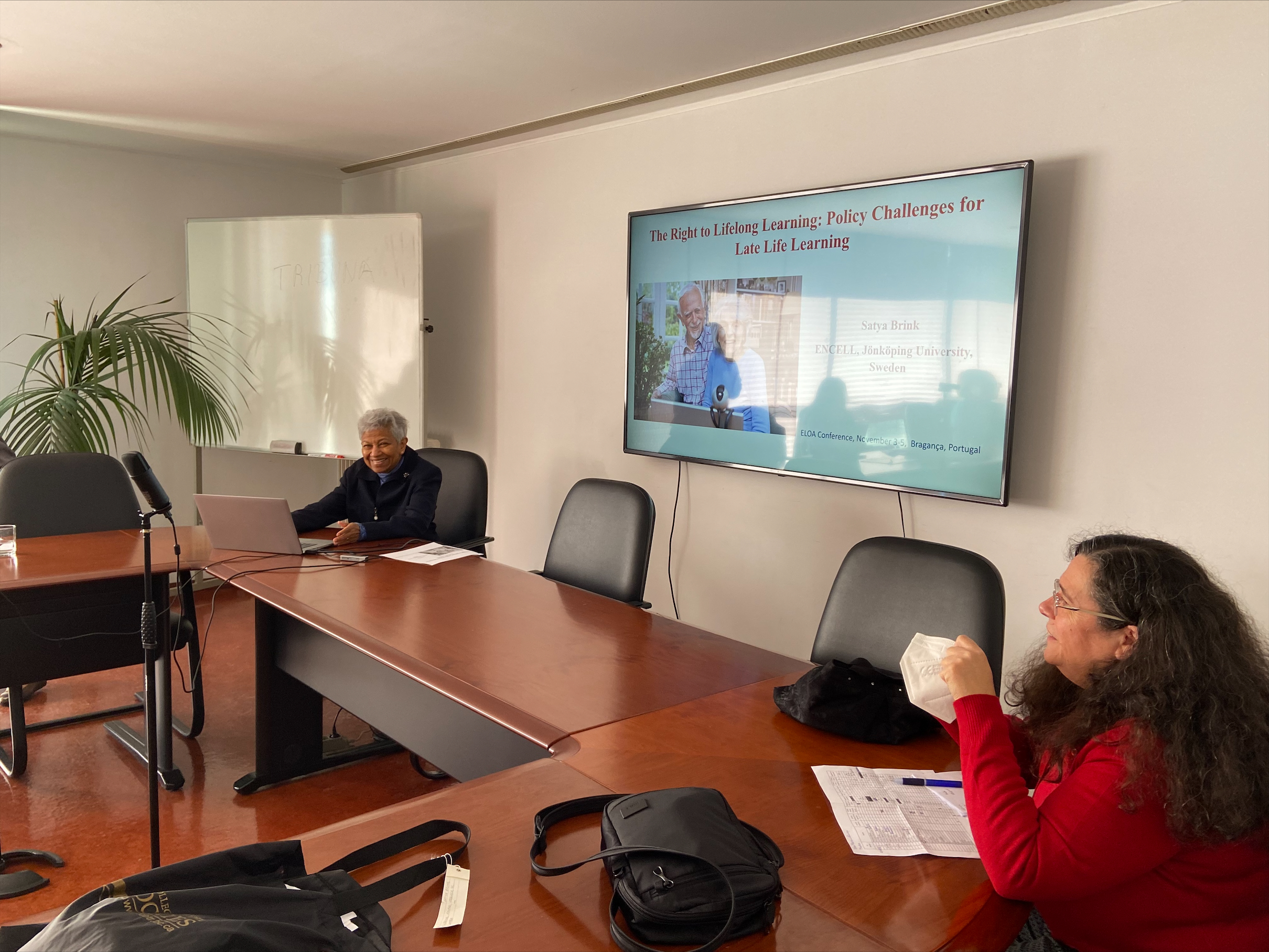 Satya Brink presenterar