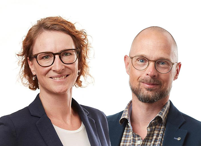Sara Dommartine och Jesper Boesen