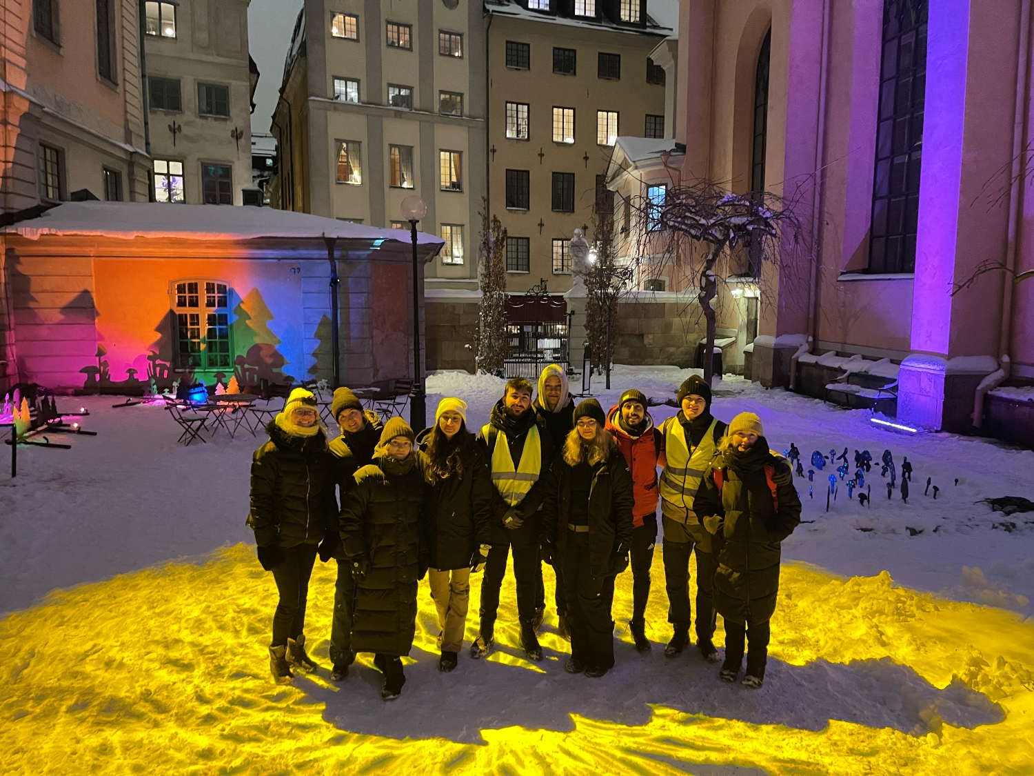 JTH students in Stockholm.