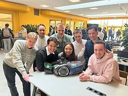 Ingenjörsstudenter på Tekniska Högskolan. 