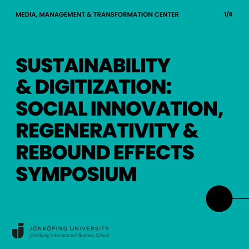 Man looking into camera and company logo