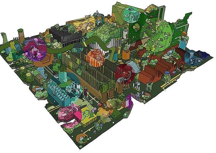 Kvinna med blå kavaj